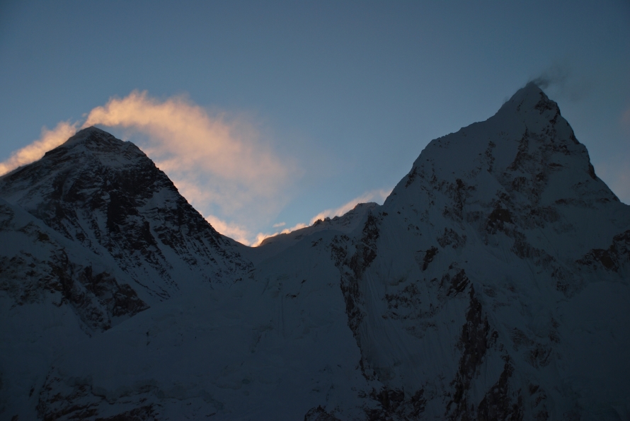 Everest and Nuptse sunrise